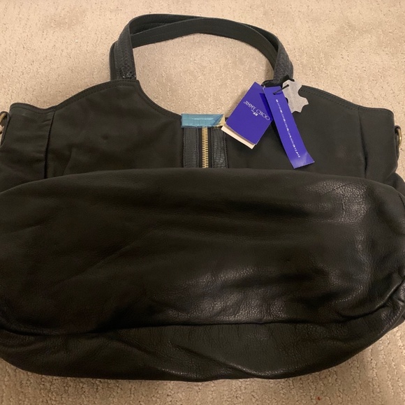 NWT Jimmy Choo for H&M Leather Shoulder bag/Tote - Picture 6 of 9